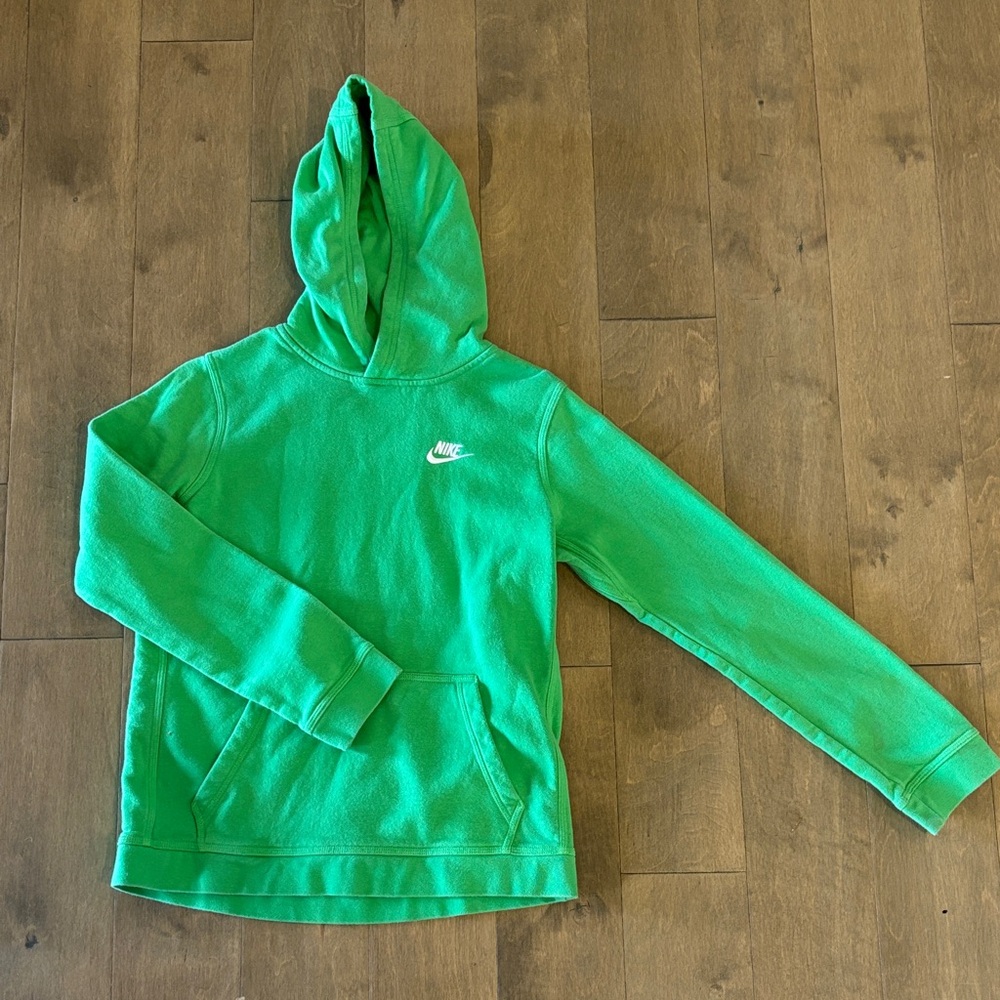 Nike Kids Bright Green Hoodie